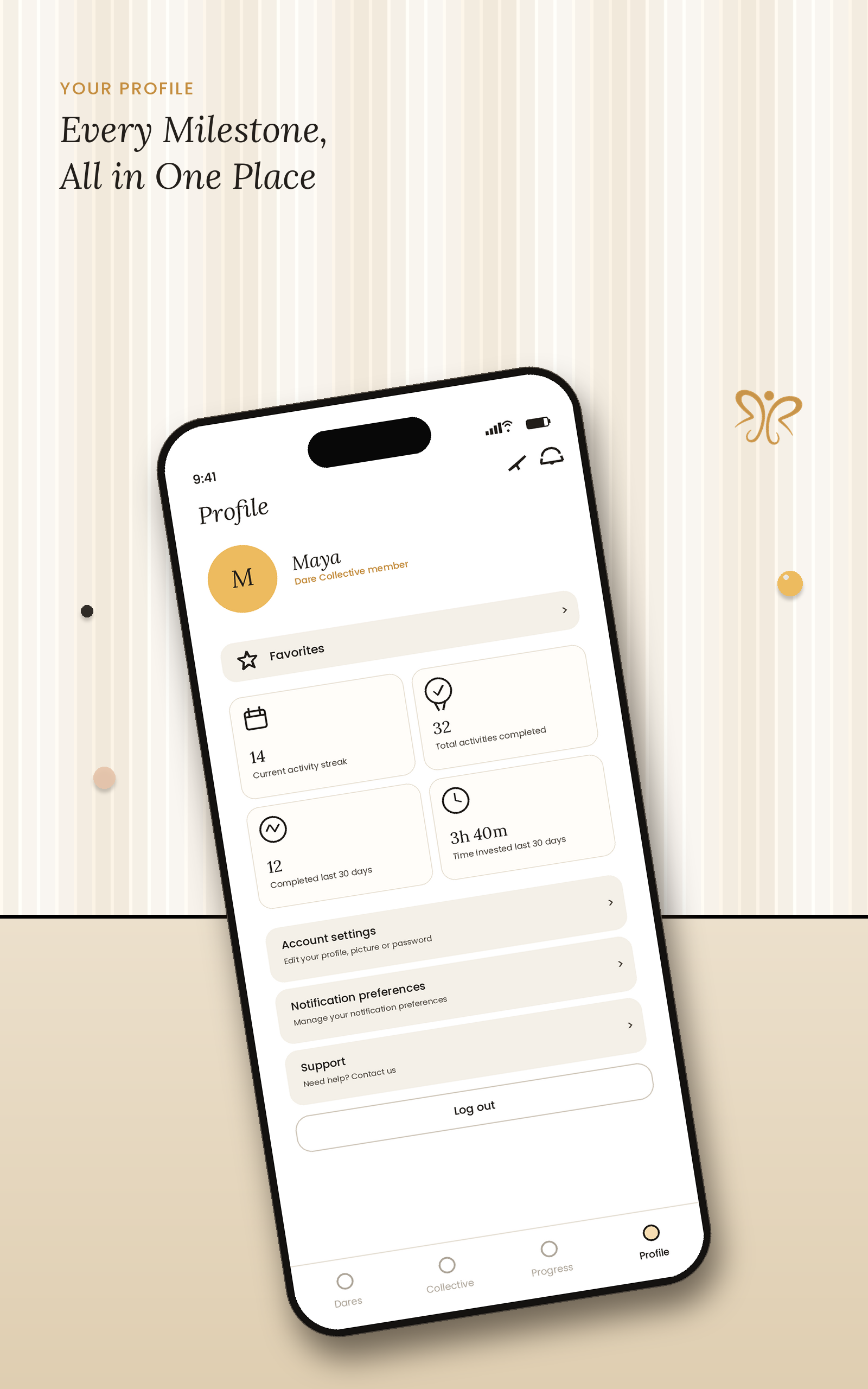 Dare Seeker App Profile