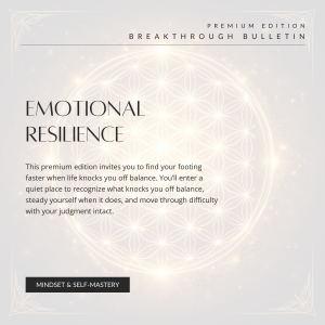 Emotional Resilience